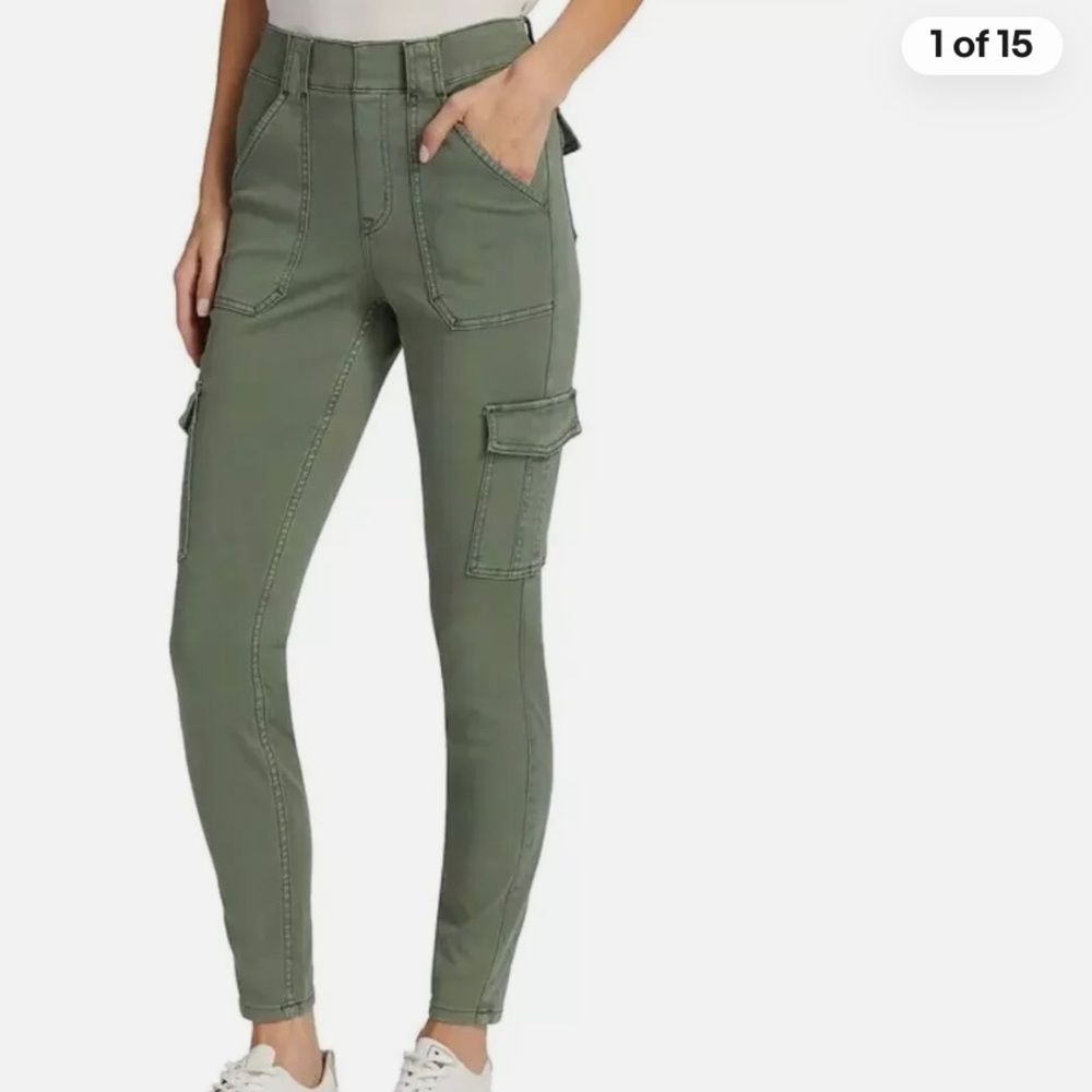 SPANX Olive Ankle Cargo Pants for Women